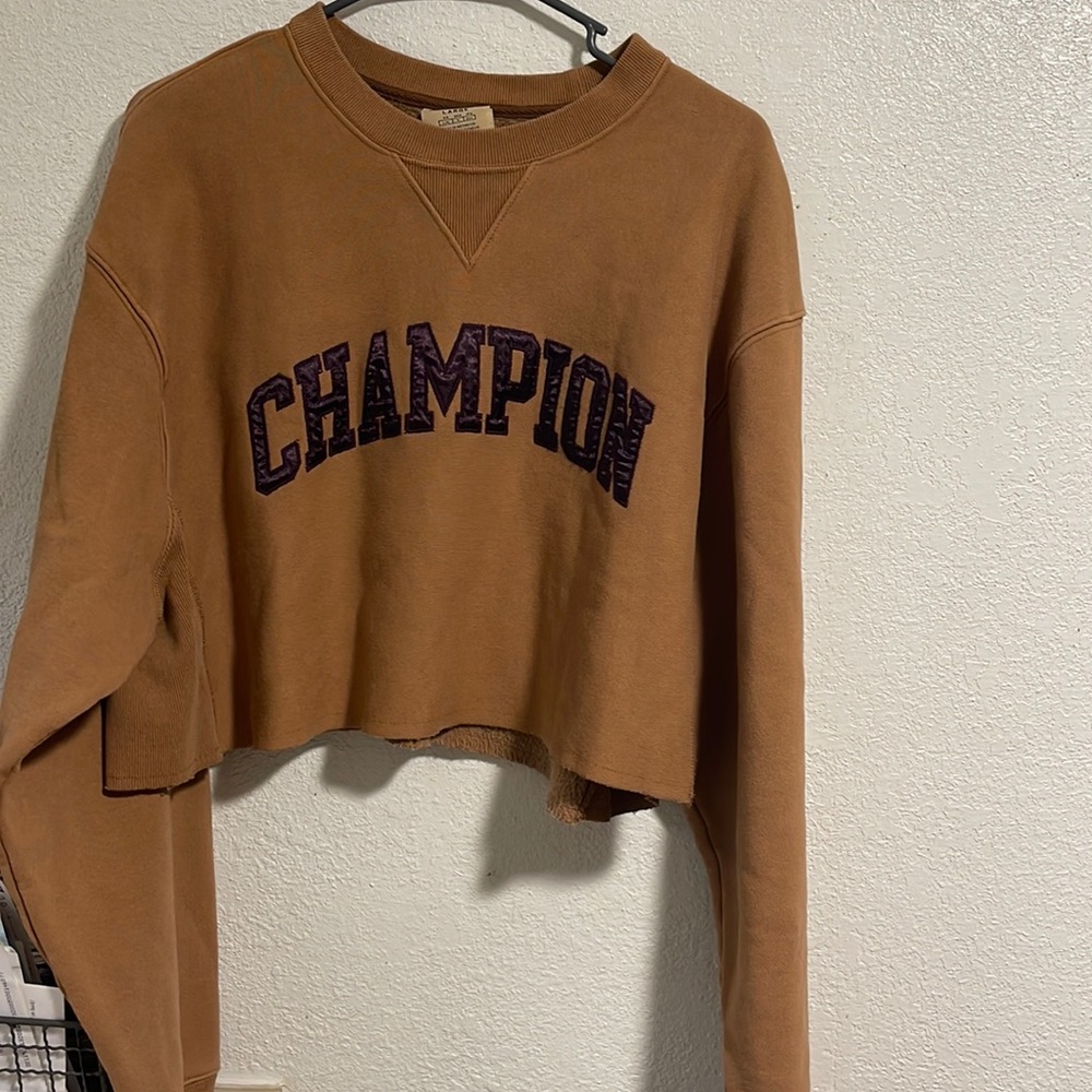 Vintage champion crop sweatshirt
